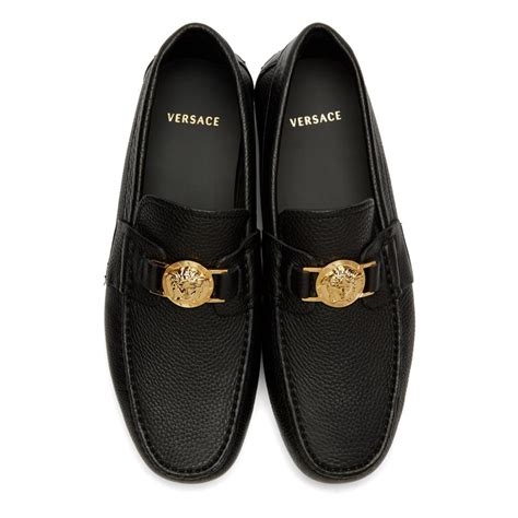 versace shoes loafers mens|versace collection men's loafers.